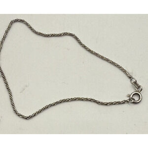 SU Italy Sterling Silver 7.75” Twisted Rope Bracelet
